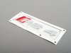 ES#3560 - 8D98537402ZZ - 'RS4' Emblem - Chrome/Red - (NO LONGER AVAILABLE) - Replace your worn or missing emblem - Genuine Volkswagen Audi - 