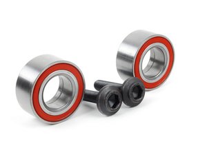 ES#2623053 - 4D0407625EKT - Wheel Bearing Kit - Pair (82mm) - Comes with the wheel bearings and axle bolts, fits left and right side - Assembled By ECS - Audi