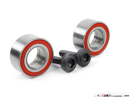 ES#2623053 - 4D0407625EKT - Wheel Bearing Kit - Pair (82mm) - Comes with the wheel bearings and axle bolts, fits left and right side - Assembled By ECS - Audi