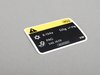 ES#3423640 - 5C6010008 - A/C Recharge Level Sticker - Priced Each - Describes PAG oil type and charge level - Genuine Volkswagen Audi - Volkswagen