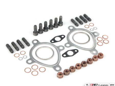 ES#2724103 - RS4KO4INSTKt - K04/K03 Turbocharger Installation Kit - Includes all hardware & gaskets to install turbos - plus turbo mounting bolts - Assembled By ECS - Audi