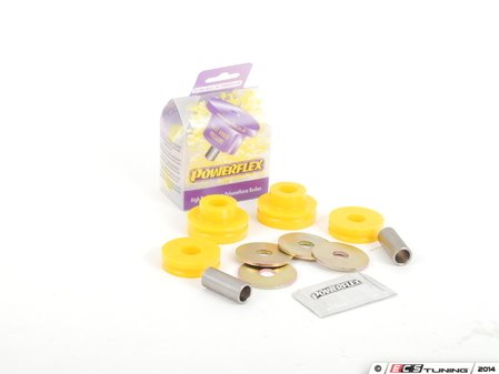 ES#2651086 - PFR5-416-12x2 - E9X M3 Performance Polyurethane Rear Upper Shock Mount Set - Allows rear shocks to perform to their fullest for optimum suspension efficiency - Powerflex - BMW