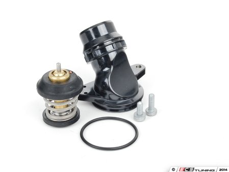 ES#2608020 - 06H121113BKT4 - Thermostat Replacement Kit - Keep your cooling system efficient with a new thermostat, housing and o-ring - Assembled By ECS - Audi