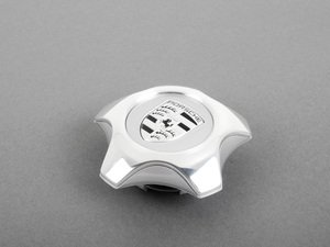 ES#1446531 - 955361303039A1 - Aluminum Star-Shaped Center Cap With Porsche Crest - Priced Each - Standard aluminum cap - 4 required - Genuine Porsche - Porsche
