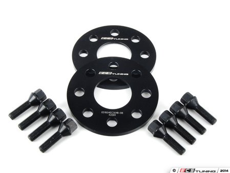 ES#2723070 - 01924ECS01B08KT1 - ECS 8mm Wheel Spacers & ECS Conical Seat Bolt Kit - Aluminum wheel spacers & steel wheel bolt kit made specifically for your MINI's 4x100 bolt pattern - ECS - MINI