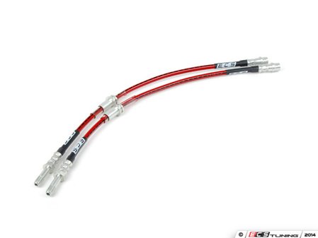 ES#248583 - ECS51003kt - Exact-Fit Stainless Steel Brake Lines - Rear - DOT-compliant kit to improve pedal feel in your vehicle. - ECS - 