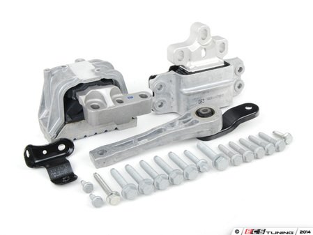ES#2602135 - 3C0199555AAKT1 - ECS Ultimate Drivetrain Mount Kit - Includes engine and transmission mounts with all the necessary hardware - Assembled By ECS - Volkswagen