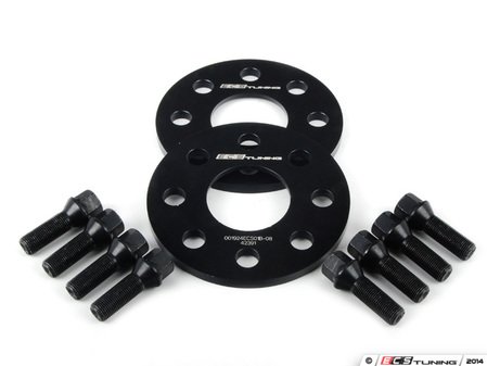 ES#2723080 - 01924ECS01B08KT2 - ECS 8mm Wheel Spacers & ECS Conical Seat Bolt Kit - Aluminum wheel spacers & steel wheel bolt kit made specifically for your MINI's 4x100 bolt pattern - ECS - MINI