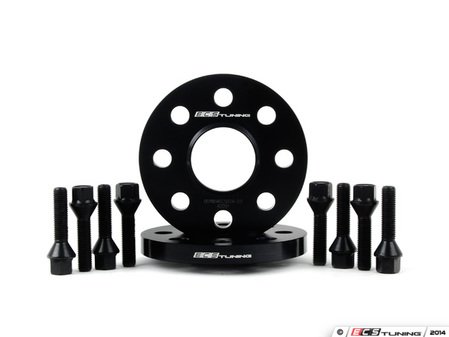 ES#2723072 - 01924ECS02A15KT1 - ECS 15mm Wheel Spacers & ECS Conical Seat Bolt Kit - Aluminum wheel spacers & steel wheel bolt kit made specifically for your MINI's 4x100 bolt pattern - ECS - MINI