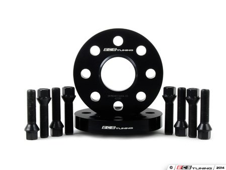 ES#2723084 - 01924ECS02A20KT2 - ECS 20mm Wheel Spacers & ECS Conical Seat Bolt Kit - Aluminum wheel spacers & steel wheel bolt kit made specifically for your MINI's 4x100 bolt pattern - ECS - MINI