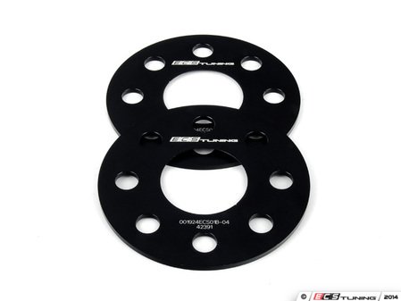 ES#2723043 - 001924ECS01B04KT - ECS Wheel Spacers - 4mm (Pair) - Aluminum wheel spacers, made specifically for your MINI's 4x100 bolt pattern - ECS - MINI