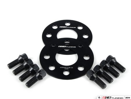 ES#2723078 - 01924ECS01B04KT2 - ECS 4mm Wheel Spacers & ECS Conical Seat Bolt Kit - Aluminum wheel spacers & steel wheel bolt kit made specifically for your MINI's 4x100 bolt pattern - ECS - MINI