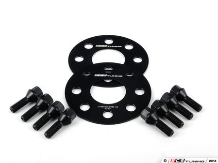 ES#2723076 - 01924ECS01B03KT1 - ECS 3mm Wheel Spacers & ECS Conical Seat Bolt Kit - Aluminum wheel spacers & steel wheel bolt kit made specifically for your MINI's 4x100 bolt pattern - ECS - MINI
