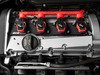 ES#2713390 - 002598ECS02KT - 2.0T Coil Pack Conversion Kit - Stage 2 - Includes wrinkle black conversion plate -w- red 2.0T coils and black hold down kit - ECS - Audi Volkswagen