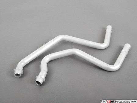 ES#442058 - 8E1898350 - Heater Core Pipe Set - Connects the heater core to the coolant hoses - Genuine Volkswagen Audi - Audi