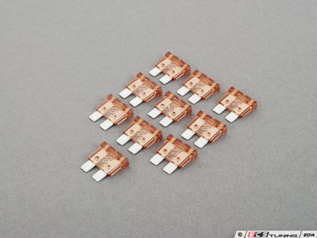 ES#7696 - at05-10 - Standard Blade Style Fuse-5 Amp - Pack of 10 ATO style fuses - Flosser - Audi BMW Volkswagen Mercedes Benz MINI Porsche