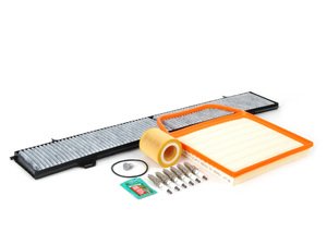 ES#2723116 - N54IN2d - "Dry" Inspection II Service Kit - Includes spark plugs and all filters - add your preferred fluids for a complete service - Genuine BMW - BMW