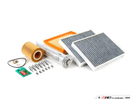ES#2723772 - E39M54IN2DGKT - "Dry" Inspection II Service Kit - Includes spark plugs and all filters - add your preferred fluids for a complete service - Genuine BMW - BMW