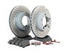 ES#2594688 - 98735140101FOEKT - Front Brake Service Kit - Featuring Sebro rotors and Textar brake pads - Assembled By ECS - Porsche