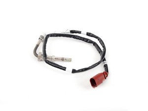 ES#276105 - 03L906088J - Exhaust Gas Temperature Sensor - Bank 1, Sensor 2 - EGT sensor with brown connector located before the particulate filter - Genuine Volkswagen Audi - Volkswagen