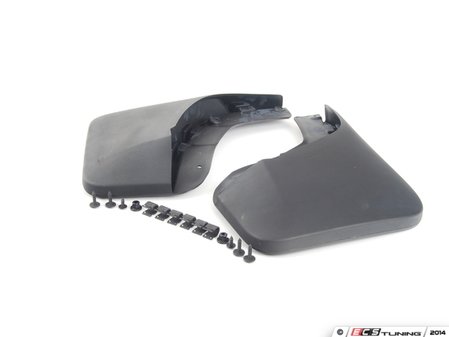 ES#1597127 - 4L0075101A - Rear Splash Guard Set - (NO LONGER AVAILABLE) - Includes splash guards, hardware and basic mounting instructions - Genuine Volkswagen Audi - 