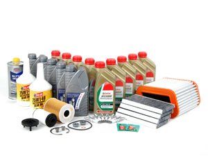 ES#2723122 - E965KTISP2bKT - Inspection II Service Kit - Includes all required parts to service your BMW including TWS Edge Professional oil and filters - Assembled By ECS - BMW