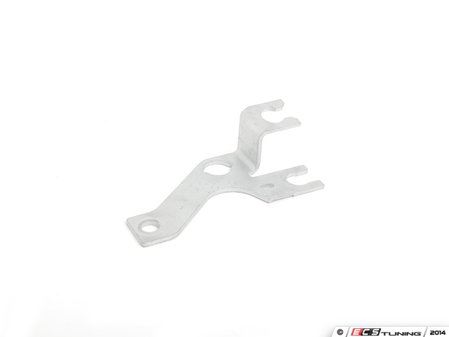 ES#437457 - 8E0615134F - Front Brake Line Securing Bracket - Right - Attaches to the caliper to secure the brake hose - Genuine Volkswagen Audi - Audi