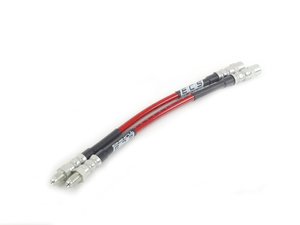 ES#250130 - ECS41028kt - Rear Exact-Fit Stainless Steel Brake Lines - Rear set of DOT-compliant lines for an improved pedal feel - ECS - Audi
