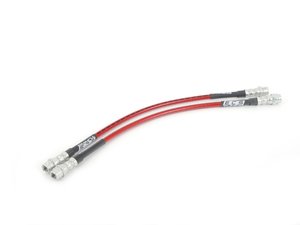 ES#3449979 - 024681ECS01 - Front Exact-Fit Stainless Steel Brake Lines  - Front set of DOT-compliant lines for an improved pedal feel - ECS - Audi