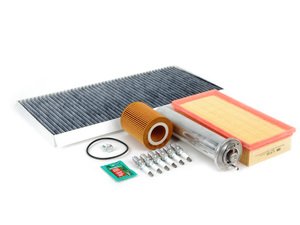 ES#2723845 - E53M54IN2dKT - "Dry" Inspection II Service Kit - Includes spark plugs and all filters - add your preferred fluids for a complete service - Assembled By ECS - BMW