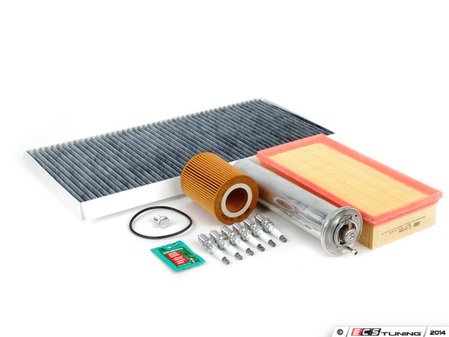 ES#2723845 - E53M54IN2dKT - "Dry" Inspection II Service Kit - Includes spark plugs and all filters - add your preferred fluids for a complete service - Assembled By ECS - BMW