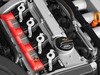 ES#2713405 - 002598ECS16KT - 2.0T Coil Pack Conversion Kit - Stage 2 - Includes anodized black conversion plate -w- black 2.0T coils and silver hold down kit - ECS - Audi Volkswagen