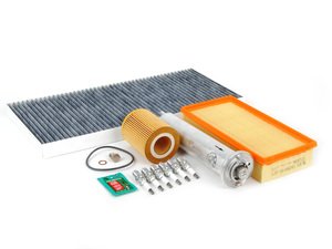 ES#2723858 - E53M54IN2Dg - "Dry" Inspection II Service Kit - Includes spark plugs and all filters - add your preferred fluids for a complete service - Genuine BMW - BMW