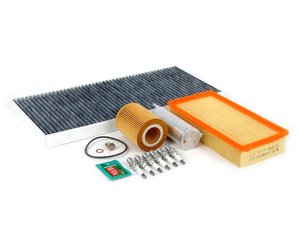 ES#2723859 - E53M54IN2DG1 - "Dry" Inspection II Service Kit - Includes spark plugs and all filters - add your preferred fluids for a complete service - Genuine BMW - BMW
