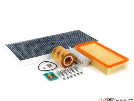 ES#2723859 - E53M54IN2DG1 - "Dry" Inspection II Service Kit - Includes spark plugs and all filters - add your preferred fluids for a complete service - Genuine BMW - BMW