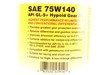 ES#1303003 - 57914 - 75w140 Gear Oil - 1 Quart - Designed for use in differentials with LSD requiring a heavier viscosity - Redline - BMW Mercedes Benz