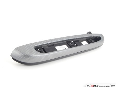 ES#112752 - 51437895400 - E46 Aluminium Armrest - Rear Right - Schwarz/Cube Si - For coupe models only - Genuine BMW - BMW
