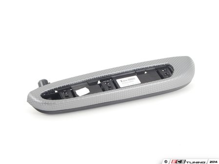 ES#112751 - 51437895399 - Aluminium Armrest - Rear Left - Schwarz/Cube Si - For coupe models only - Genuine BMW - BMW