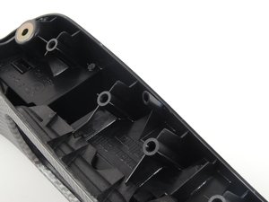 ES#100083 - 51417895392 - Front Right Arm Rest Trim - Schwarz/Silver Cube - For coupe and convertible models - Genuine BMW - BMW
