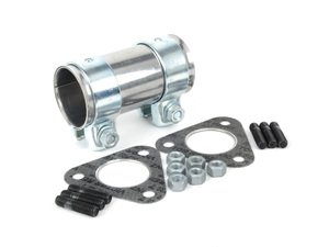 ES#2702393 - 1J0253208FL - Exhaust Installation Kit - Downpipe replacement section - All the parts you'll need to replace your downpipe - Assembled By ECS - Volkswagen
