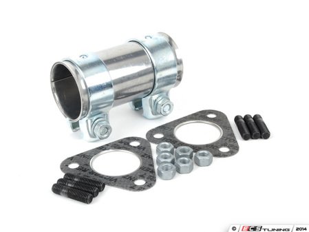 ES#2702393 - 1J0253208FL - Exhaust Installation Kit - Downpipe replacement section - All the parts you'll need to replace your downpipe - Assembled By ECS - Volkswagen