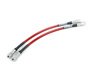 ES#3449975 - 024680ECS01 - Front Exact-Fit Stainless Steel Brake Lines  - Front set of DOT-compliant lines for an improved pedal feel - ECS - Audi