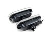 ES#5454 - ECSSMKrough - Rough Style Side Marker Set - Smoke - (NO LONGER AVAILABLE) - Bumper and fender mounted smoked side markers with amber bulbs - ECS - 