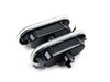 ES#5455 - ECSSMKsmooth - Smooth Style Side Marker Set - Smoke - (NO LONGER AVAILABLE) - Bumper and fender mounted smoked side markers with amber bulbs - ECS - 