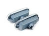 ES#2528675 - 1J0998001KT - Rough Style Side Marker Set - Clear - (NO LONGER AVAILABLE) - Bumper and fender mounted clear side markers with amber bulbs - ECS - 