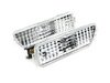 ES#2528675 - 1J0998001KT - Rough Style Side Marker Set - Clear - (NO LONGER AVAILABLE) - Bumper and fender mounted clear side markers with amber bulbs - ECS - 