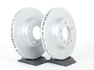 ES#2507067 - 7L6698302N - Front Brake Rotors - Pair (330x32) - Genuine Volkswagen replacement parts - Genuine Volkswagen Audi - Volkswagen