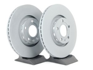 ES#47 - 8E0698301RKT2 - Front Brake Rotors - Pair (312x25) - Featuring "Coat Z Anti-Corrosion" coating - Zimmermann - Audi Volkswagen