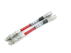 ES#1848495 - ECS41027KT - Exact-Fit Stainless Steel Brake Lines - Front - DOT-compliant kit to improve pedal feel in your vehicle. - ECS - Audi