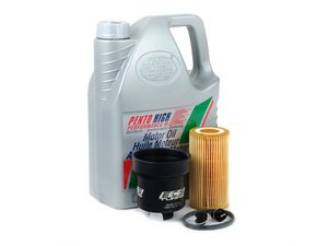 ES#2730484 - 003602ECSKT02AKT - Oil Service Kit - Premium - With Magnetic Drain Plug & Black Aluminum Oil Filter Housing - Includes Pentosin oil, filter, magnetic drain plug, and black aluminum filter housing - Assembled By ECS - 